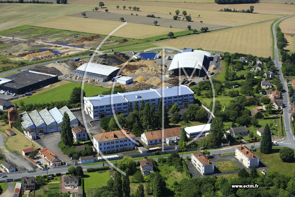 Photo arienne de Ardentes (la Forge Haute)