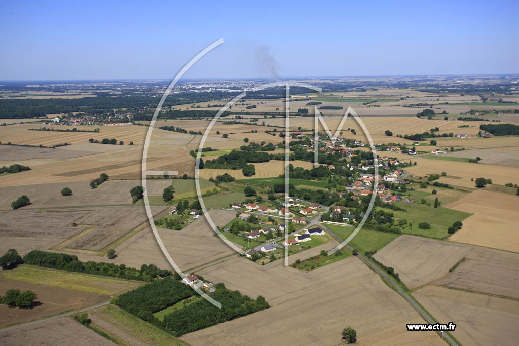 Photo arienne de Ardentes (Sanguille)