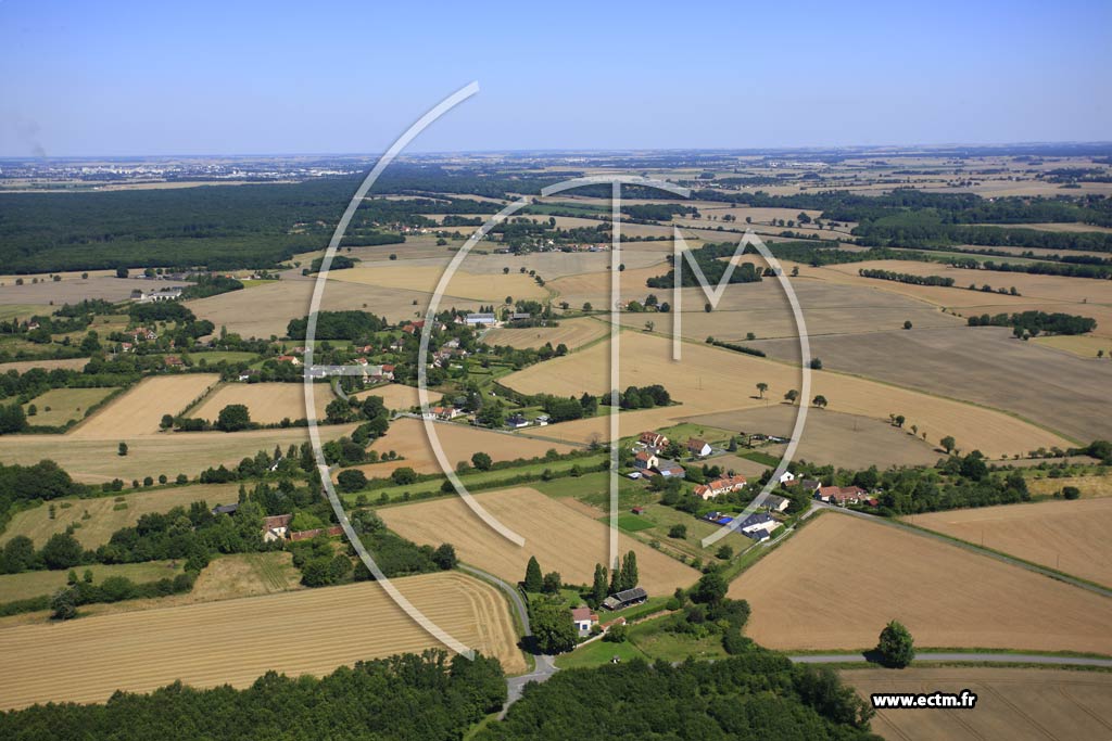 Photo arienne de Ardentes (Villebommiers)