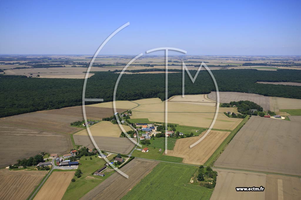 Photo arienne de Brives (la Gentillerie - le Grand Villiers - le Grand Bail)