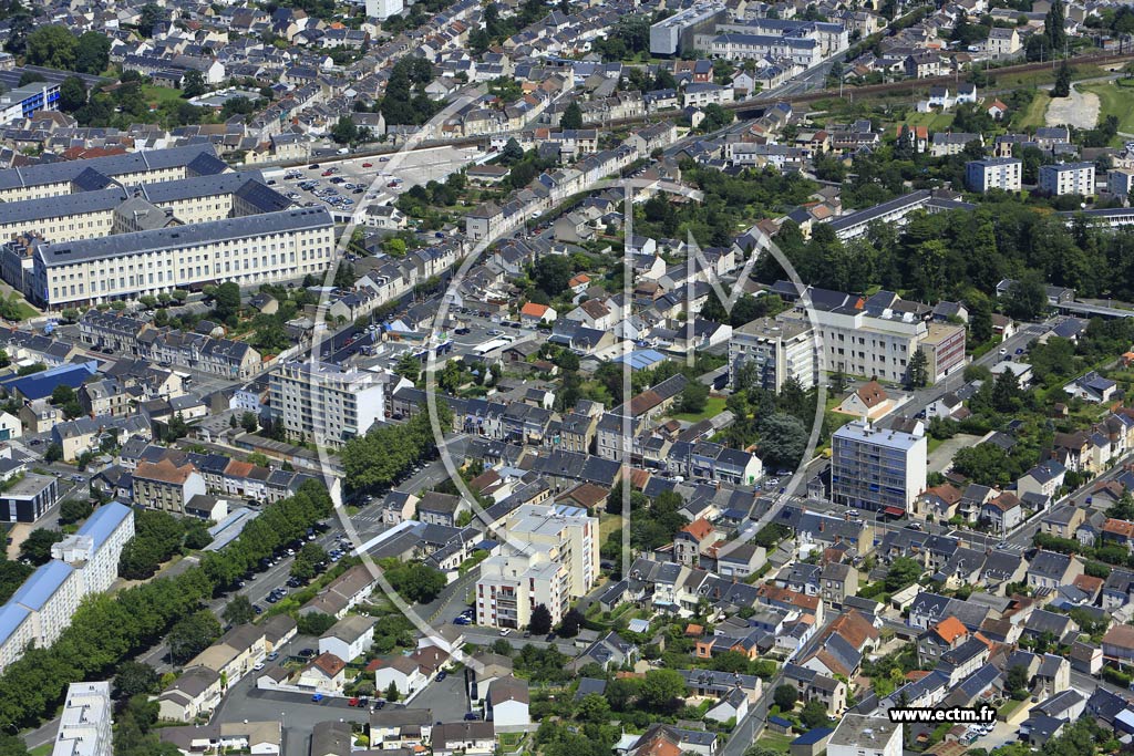 Photo arienne de Chteauroux (Cit Saint-Jean)