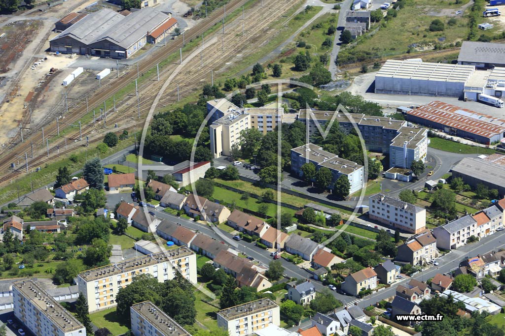 Photo arienne de Chteauroux (la Belle toile)