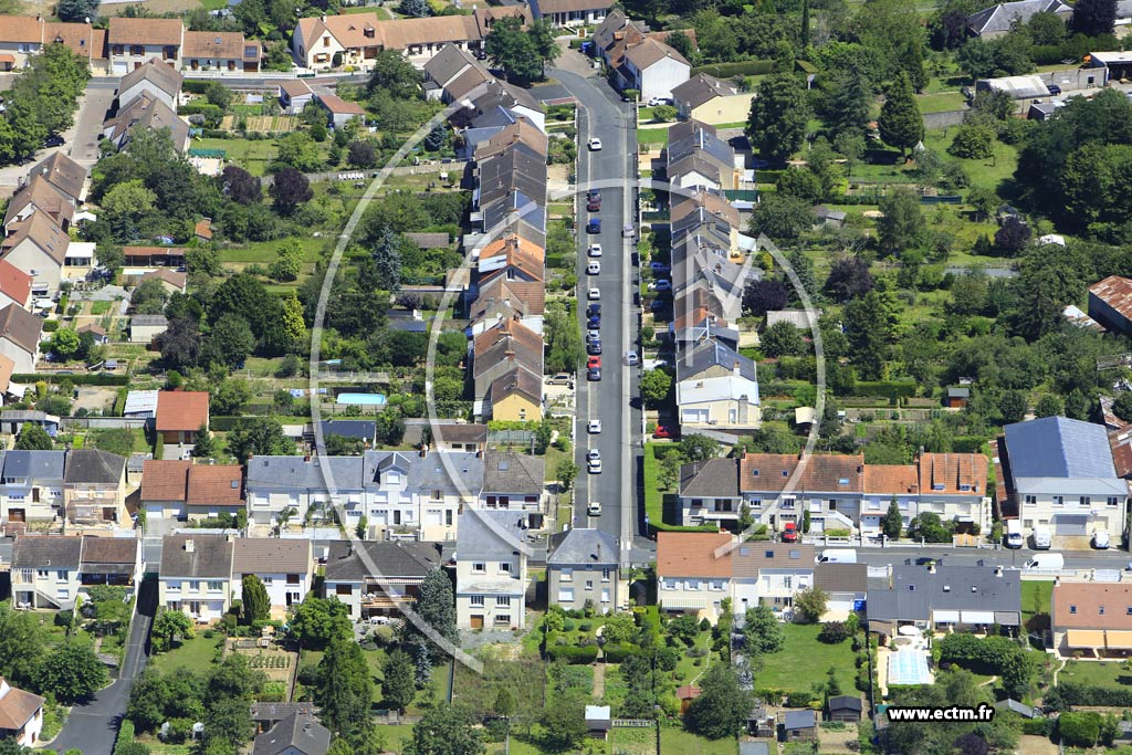 Photo arienne de Chteauroux (Touvent)