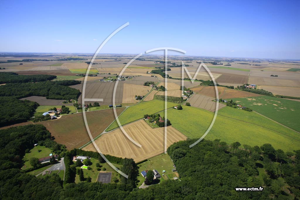 Photo arienne de Cond (les Pelouses)