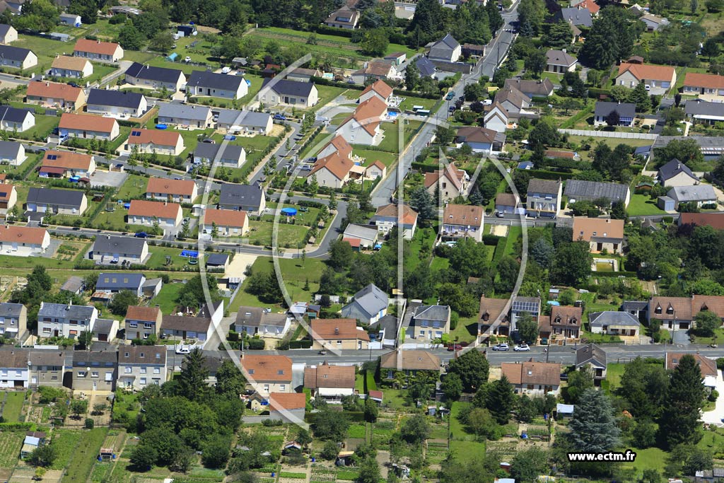 Photo arienne de Dols (Route de Villers)