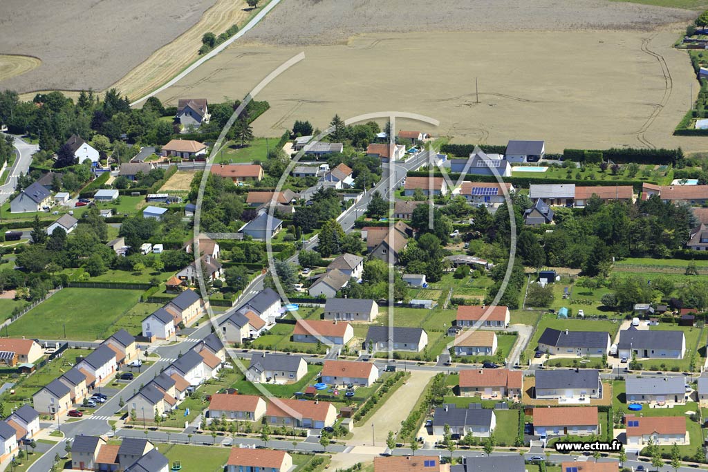 Photo arienne de Dols (Route de Villers)
