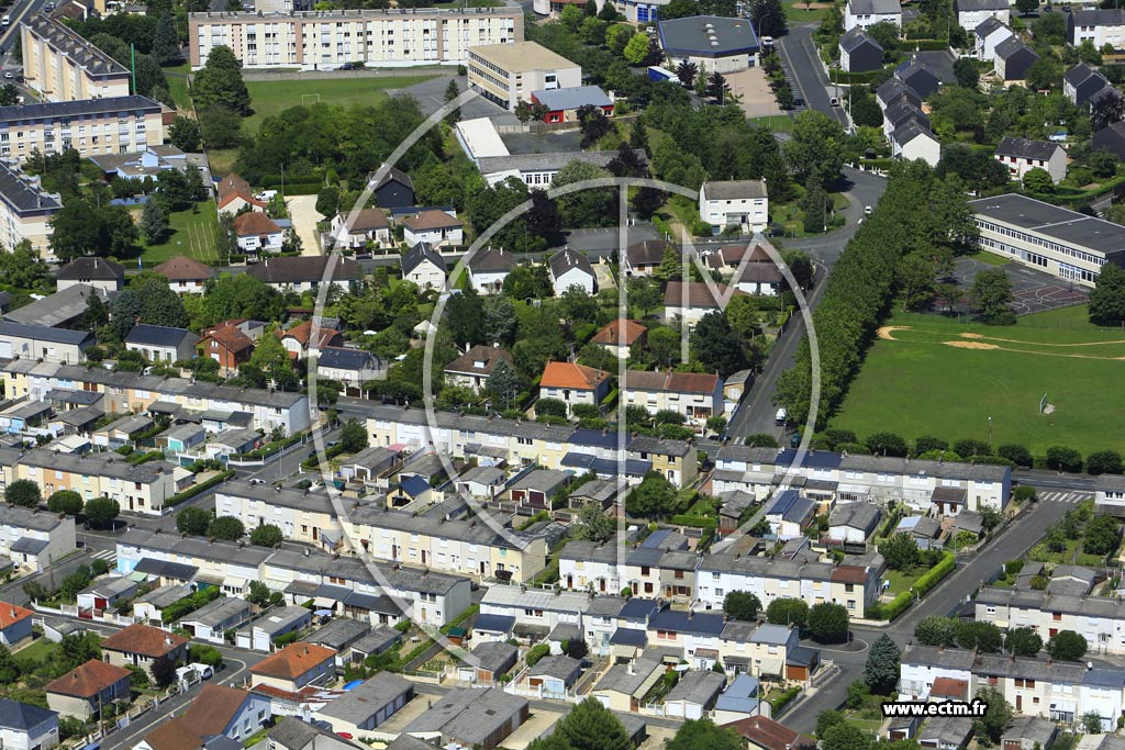 Photo arienne de Issoudun (Bel-Air)