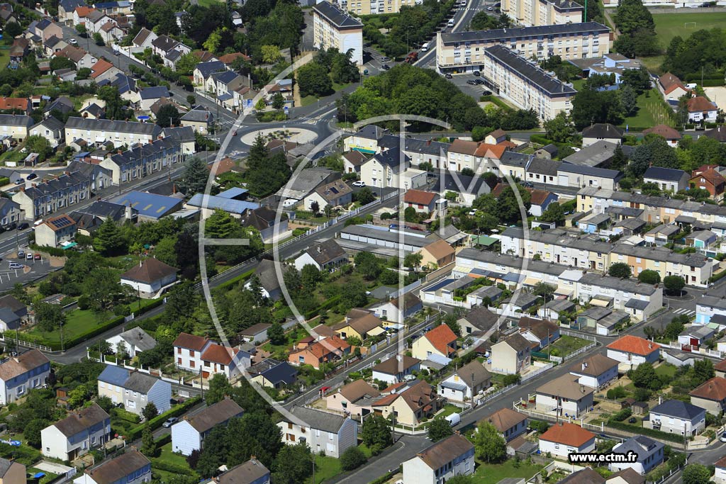 Photo arienne de Issoudun (Bel-Air)