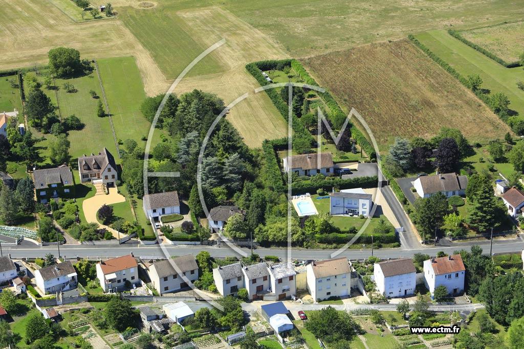 Photo arienne de Issoudun (les Coteaux)