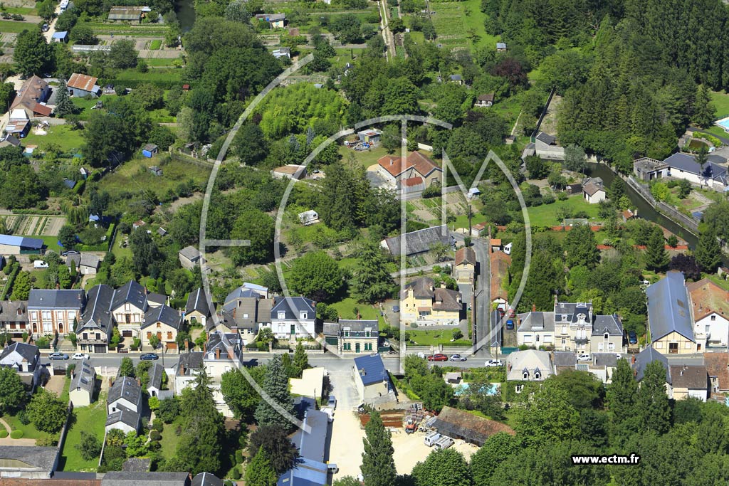 Photo arienne de Issoudun (Moulin de l'Andraulde)