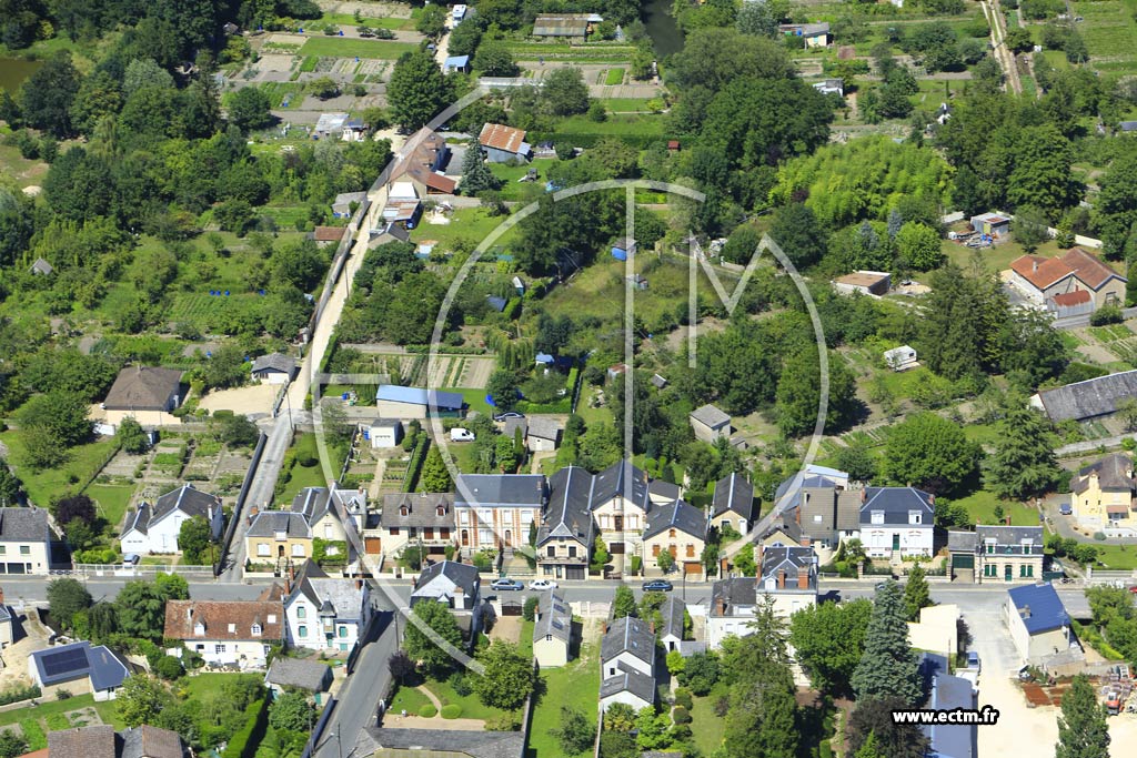 Photo arienne de Issoudun (Moulin de l'Andraulde)