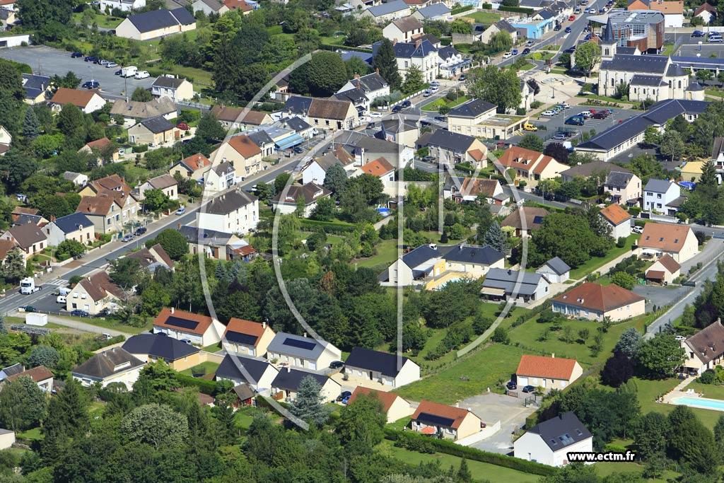 Photo arienne de Le Poinonnet (Quartier de la Route de Varennes)
