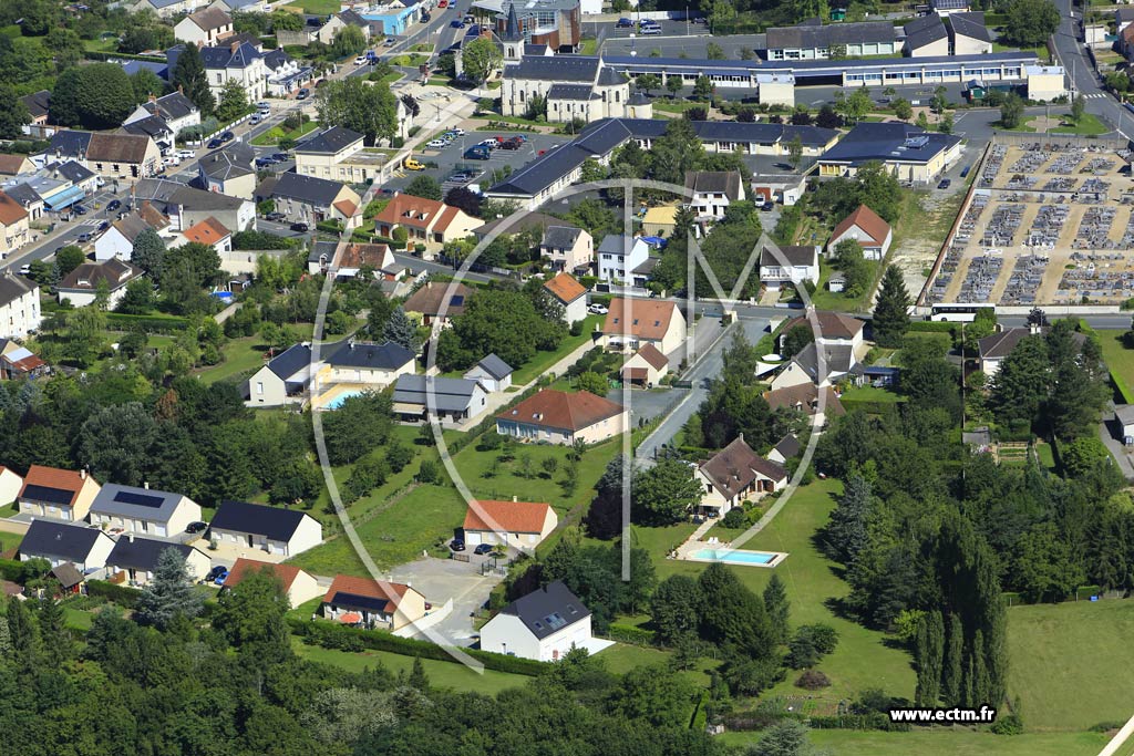 Photo arienne de Le Poinonnet (Quartier de la Route de Varennes)