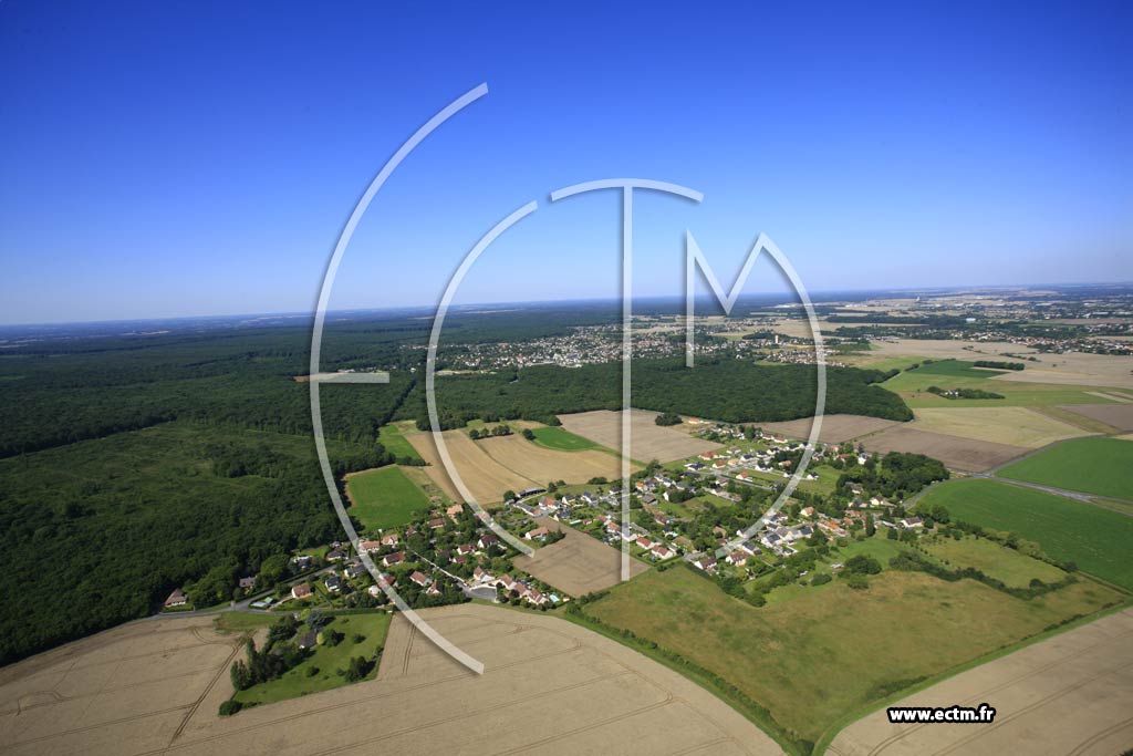 Photo arienne de Le Poinonnet (Varennes)