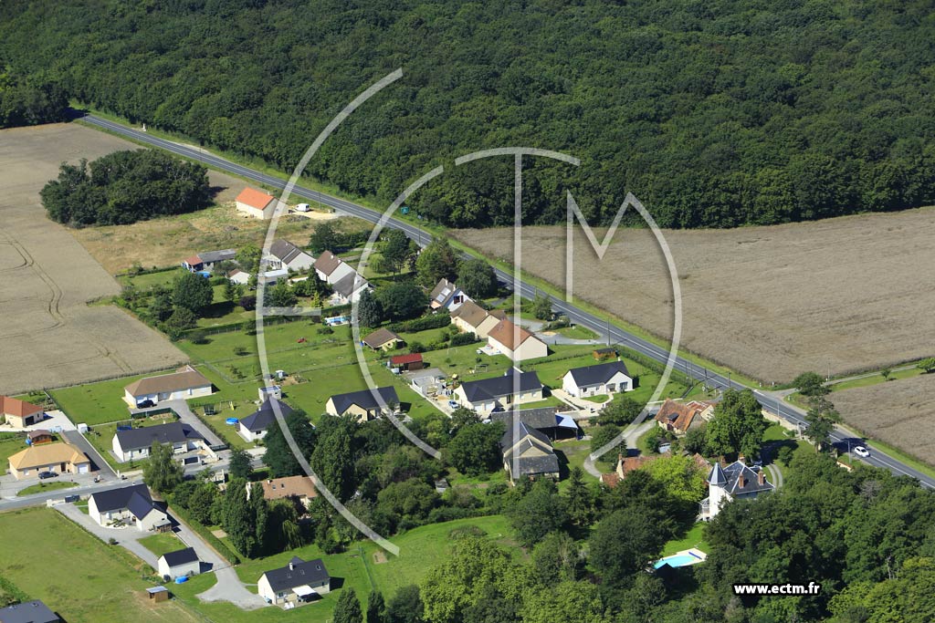 Photo arienne de Le Poinonnet (Varennes)
