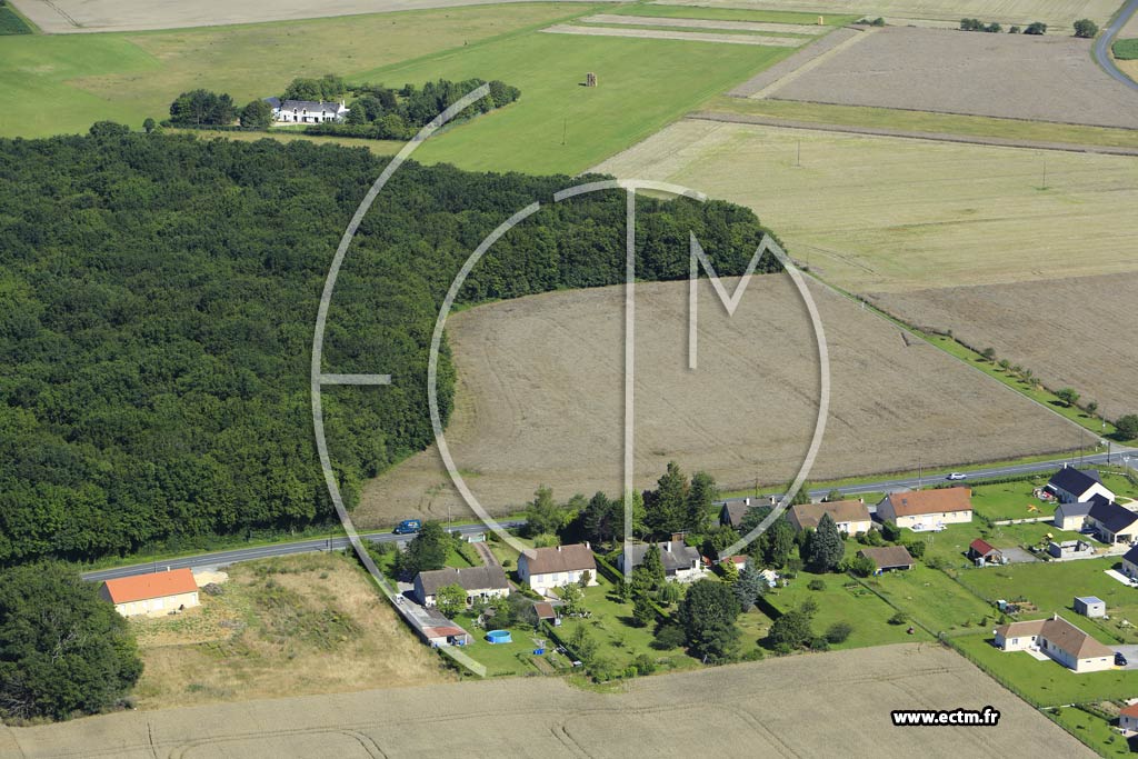 Photo arienne de Le Poinonnet (Varennes)