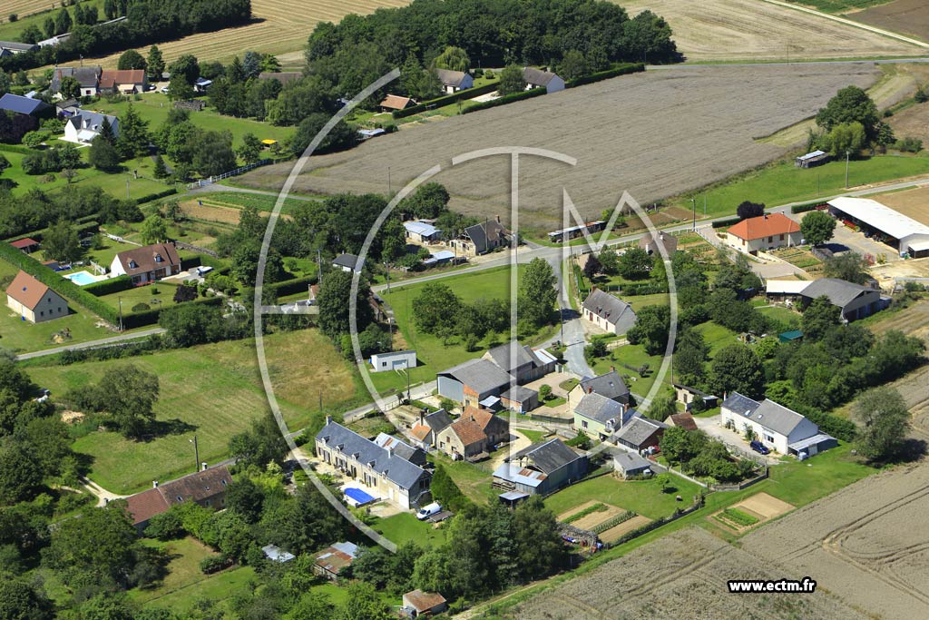 Photo arienne de Mron (le Grand Villemongin)