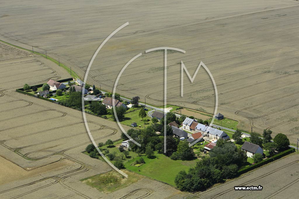 Photo arienne de Montierchaume (les Fineaux)