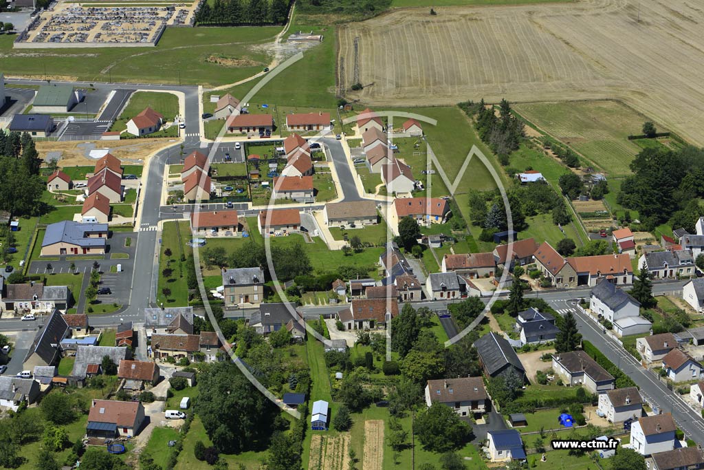 Photo arienne de Neuvy-Pailloux
