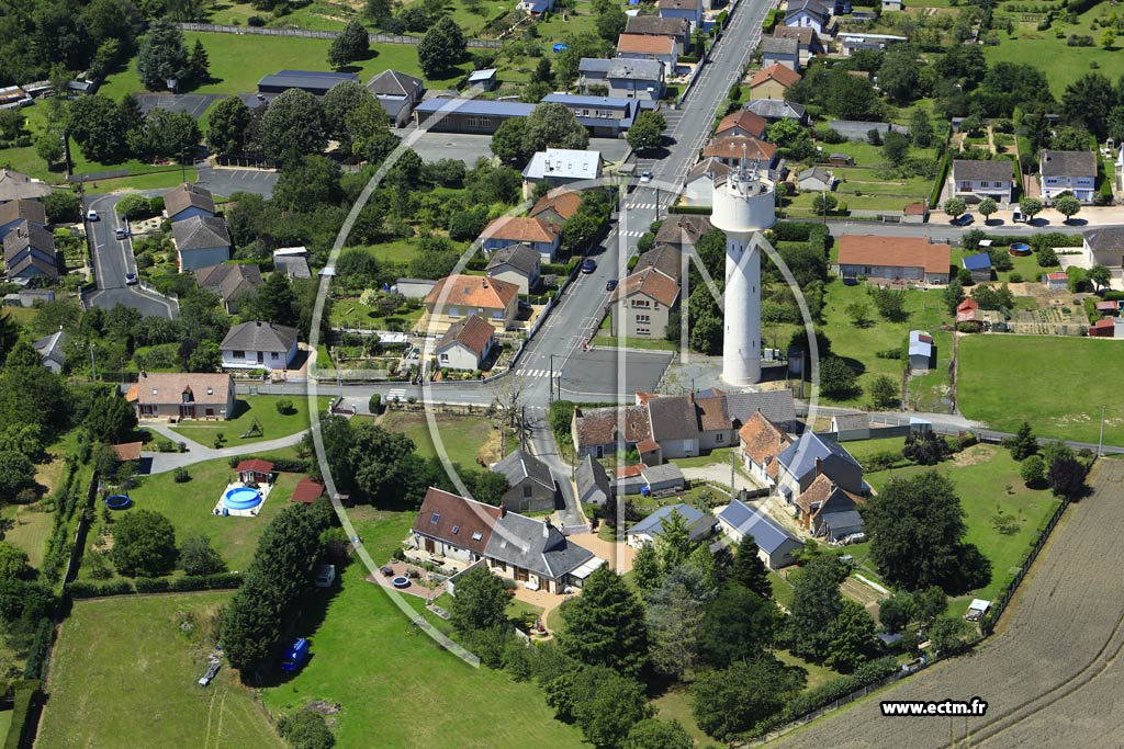 Photo arienne de Neuvy-Pailloux (la Rochefolie)