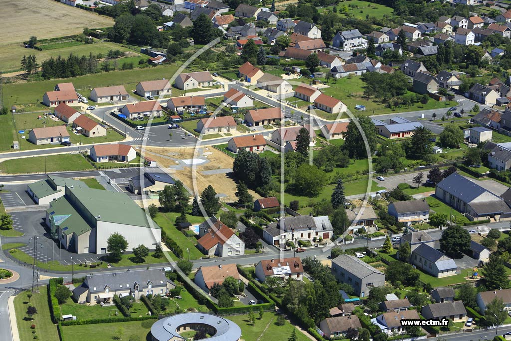 Photo arienne de Neuvy-Pailloux (les Quatre Routes)
