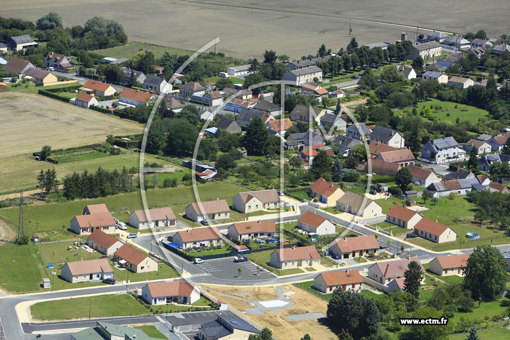 Photo arienne de Neuvy-Pailloux (les Quatre Routes)