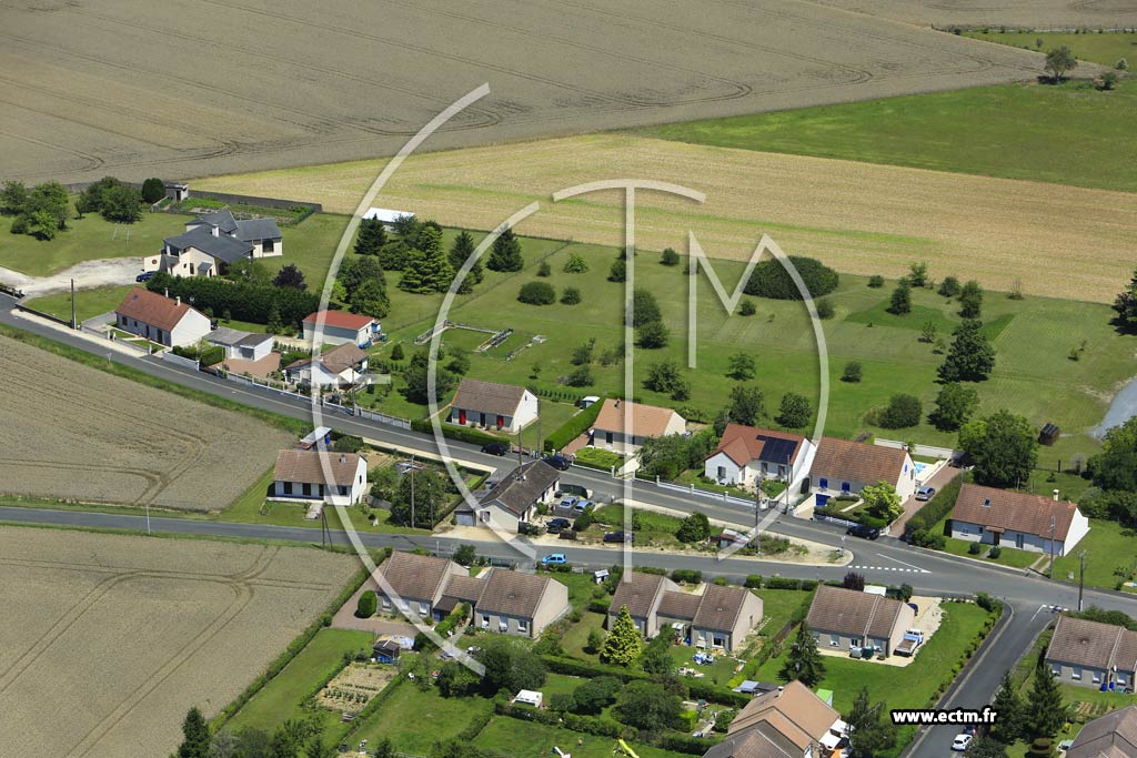 Photo arienne de Neuvy-Pailloux (les Quatre Routes)