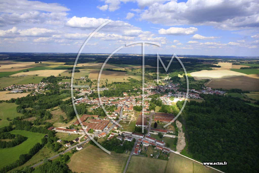 Photo arienne de Cousances-les-Forges