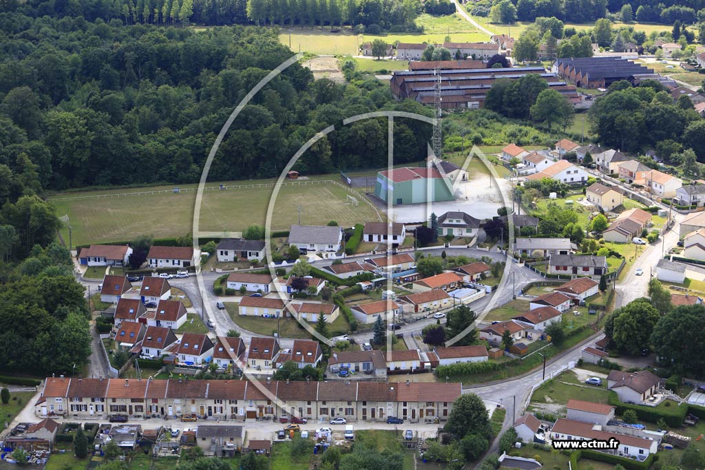 Photo arienne de Cousances-les-Forges