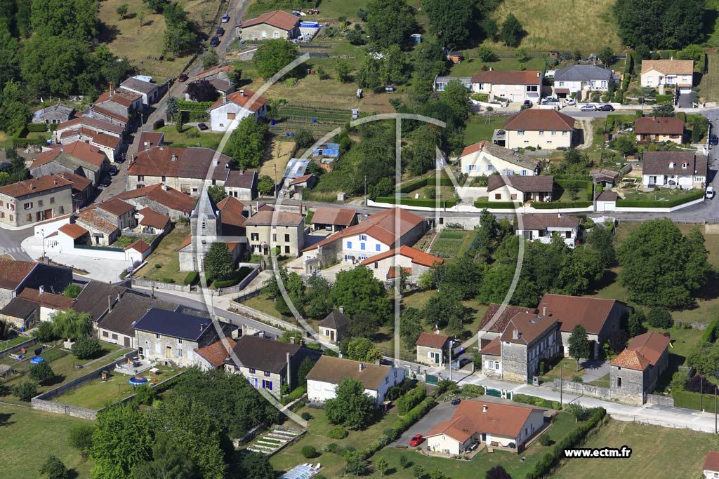 Photo arienne de Fontaines-sur-Marne