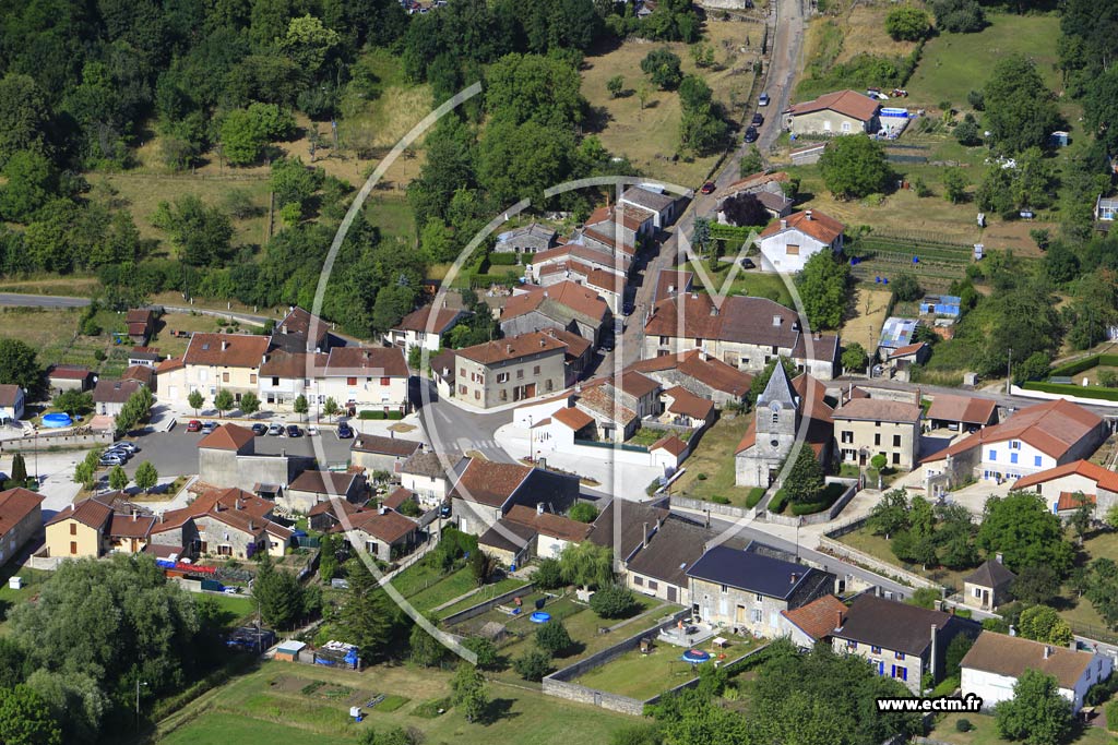 Photo arienne de Fontaines-sur-Marne