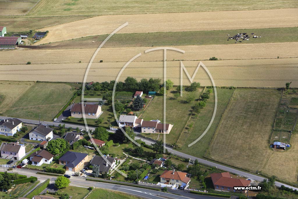 Photo arienne de Rachecourt-sur-Marne