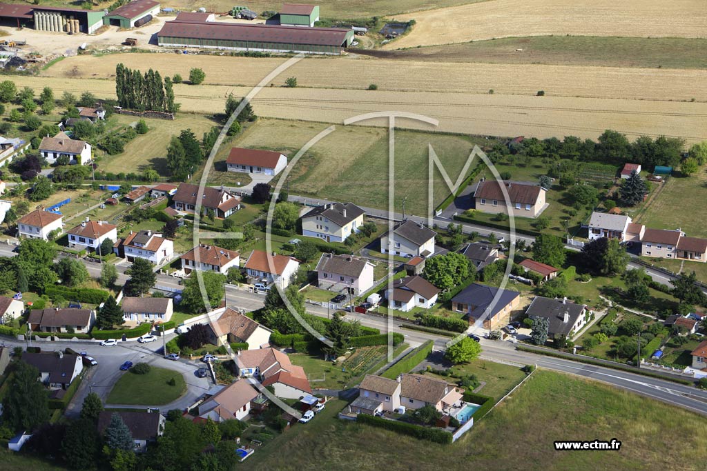 Photo arienne de Rachecourt-sur-Marne