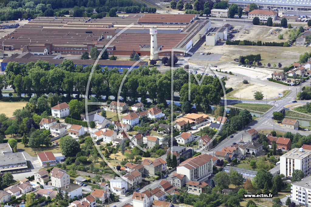 Photo arienne de Saint-Dizier (la Noue)