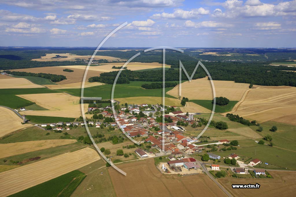 Photo arienne de Troisfontaines-la-Ville (Avrainville)