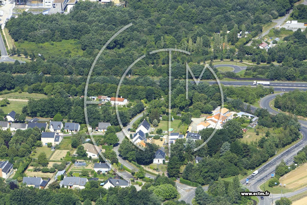 Photo arienne de Carquefou (la Fauvelire)