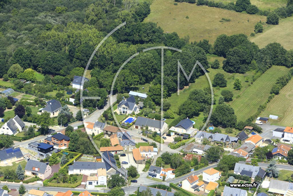 Photo arienne de Carquefou (la Sauvadire)