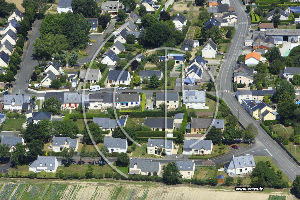 Photo arienne de Carquefou (les Monceaux)