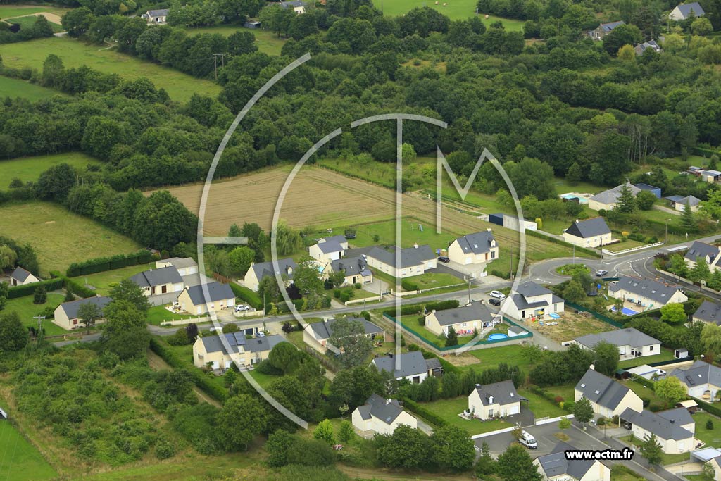 Photo arienne de Grandchamps-des-Fontaines (Bassin des Tertres)