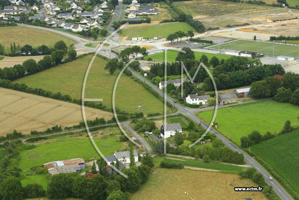 Photo arienne de Grandchamps-des-Fontaines (Bellevue)