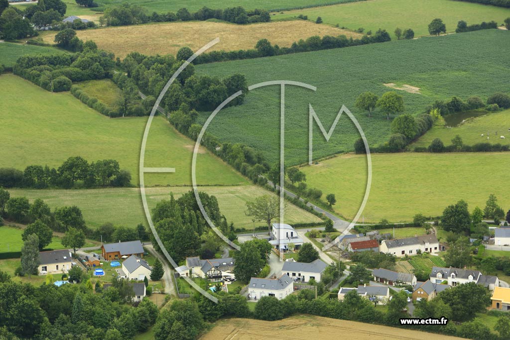 Photo arienne de Grandchamps-des-Fontaines (Bouchais)