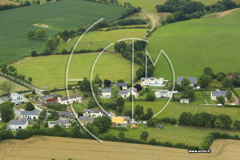 Photo arienne de Grandchamps-des-Fontaines (Bouchais)