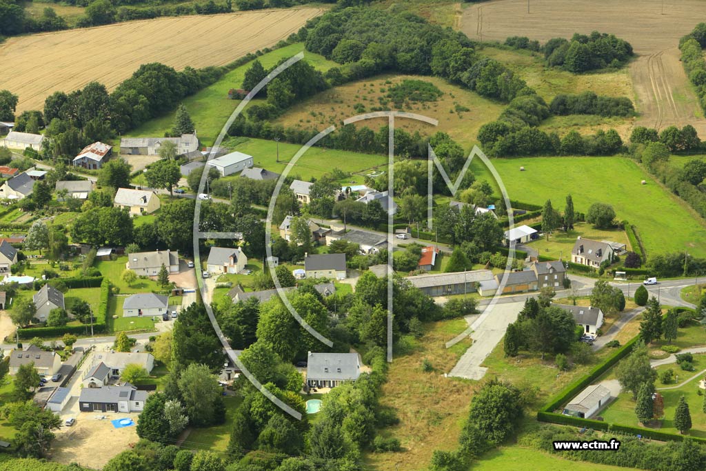 Photo arienne de Grandchamps-des-Fontaines (Curette)
