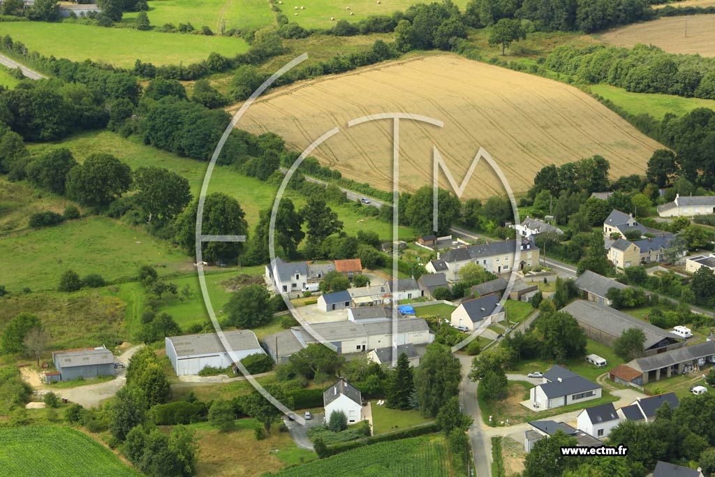 Photo arienne de Grandchamps-des-Fontaines (Curette)