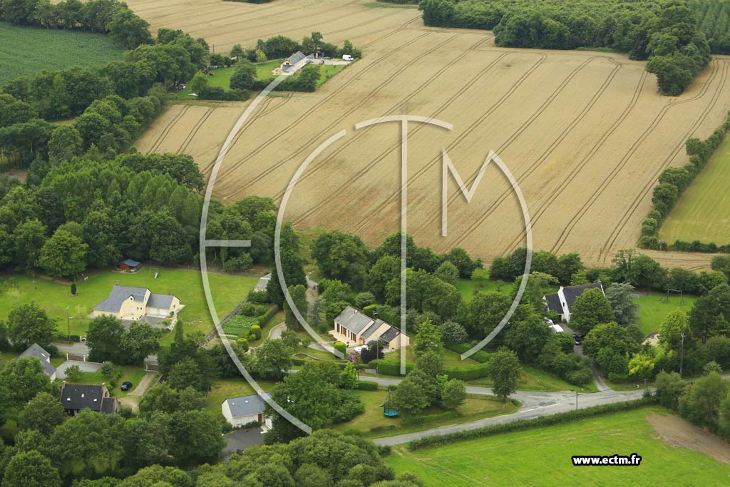 Photo arienne de Grandchamps-des-Fontaines (la Bernardire)