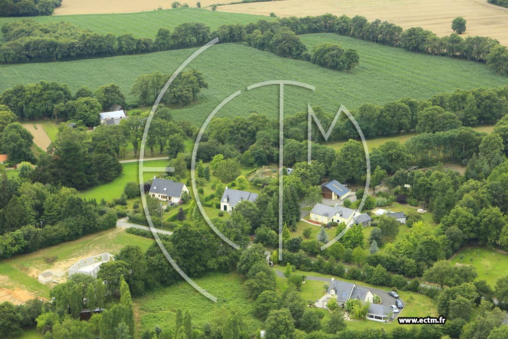 Photo arienne de Grandchamps-des-Fontaines (la Bernardire)
