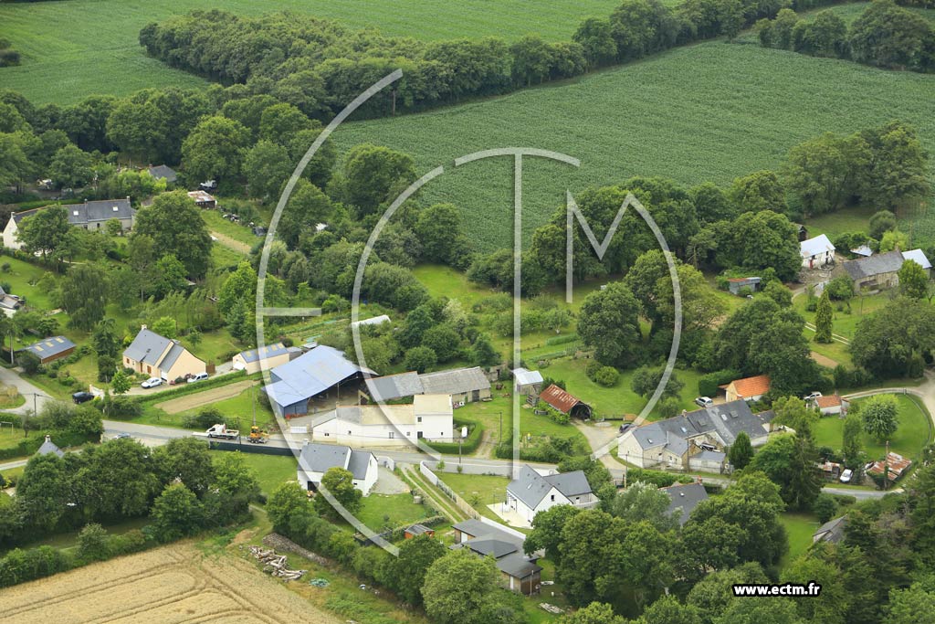 Photo arienne de Grandchamps-des-Fontaines (la Bernardire)