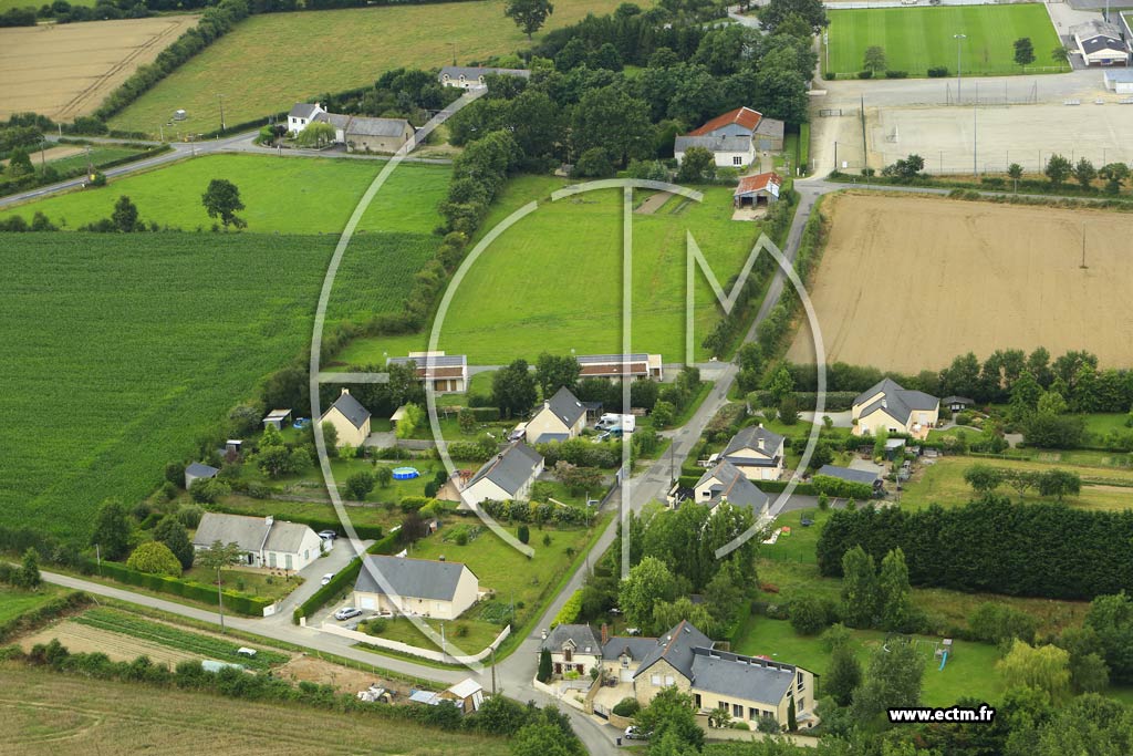 Photo arienne de Grandchamps-des-Fontaines (la Blanchre)