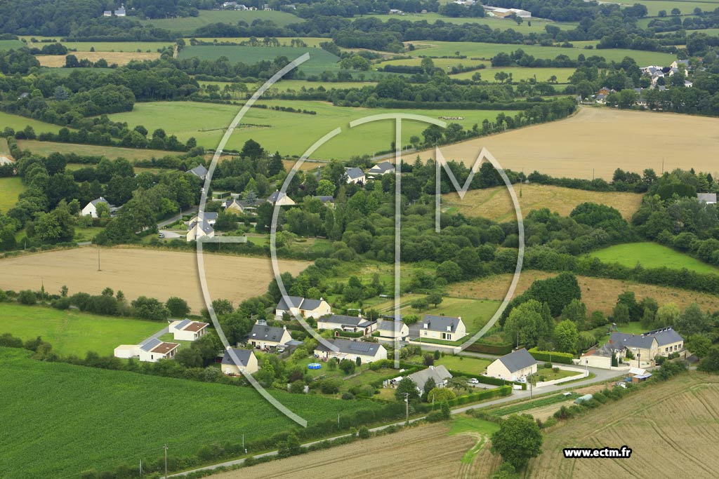 Photo arienne de Grandchamps-des-Fontaines (la Blanchre)