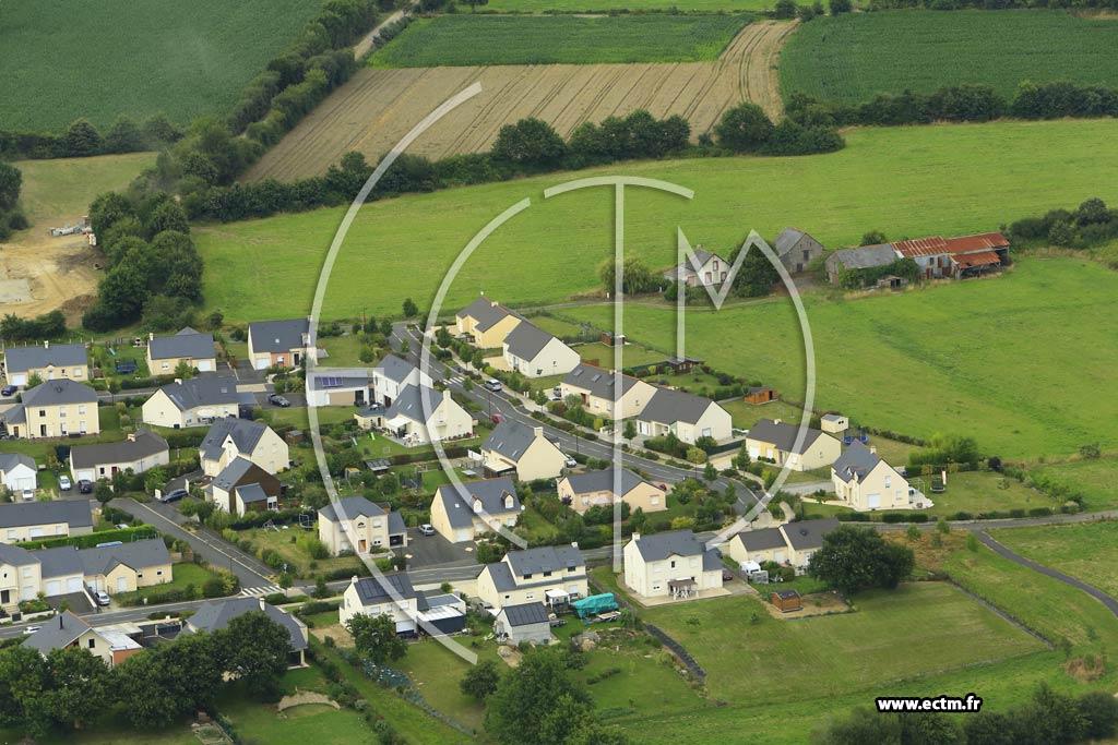 Photo arienne de Grandchamps-des-Fontaines (la Butte)